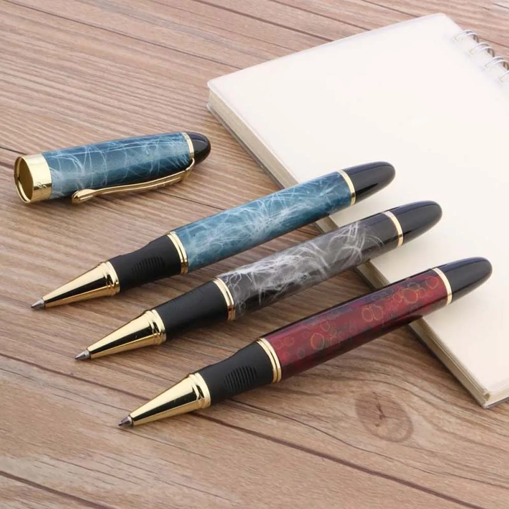 High quality brand  JINHAO X450 golden Rollerball Pen white metal gift classic Trim calligraphy signature ink pen jinhao 450
