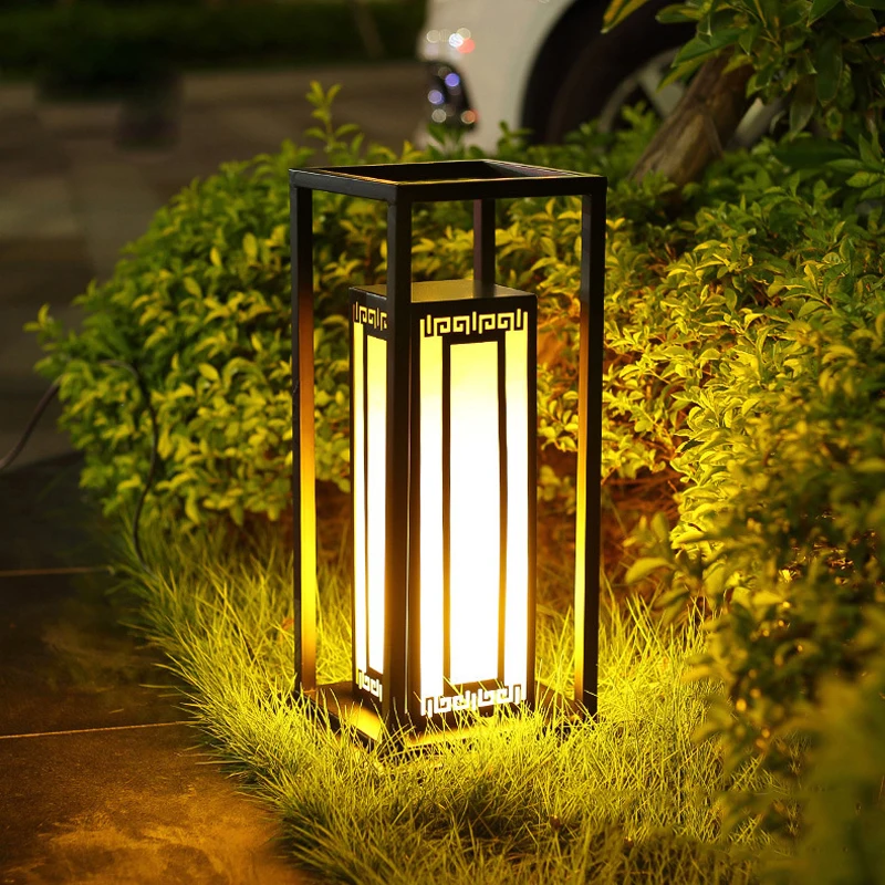 Garden Lamp Outdoor Landscape Waterproof Household Lawn Lamp Outdoor Wall Cylinders Lamp