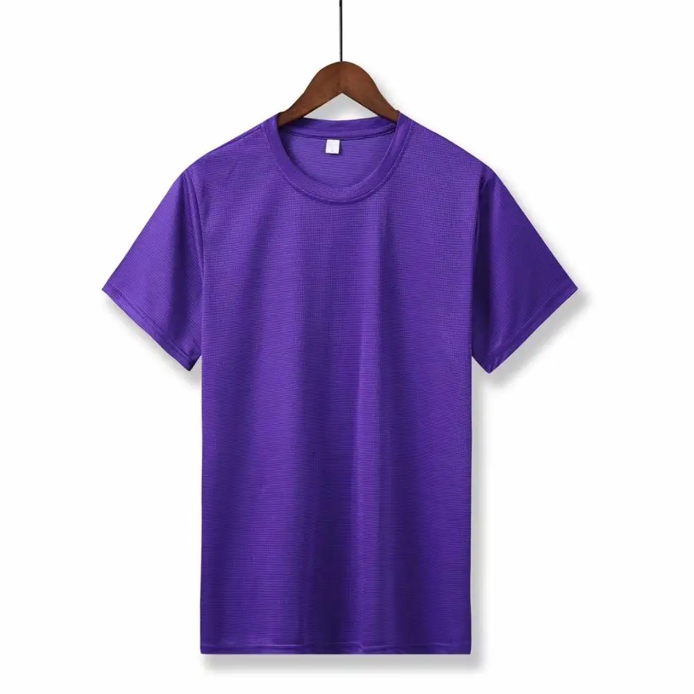 Men Women Kids Running T Shirt Quick Dry breathable Fitness T Shirt Training Clothes Gym Soccer Jersey Solid Sports Shirts Tops