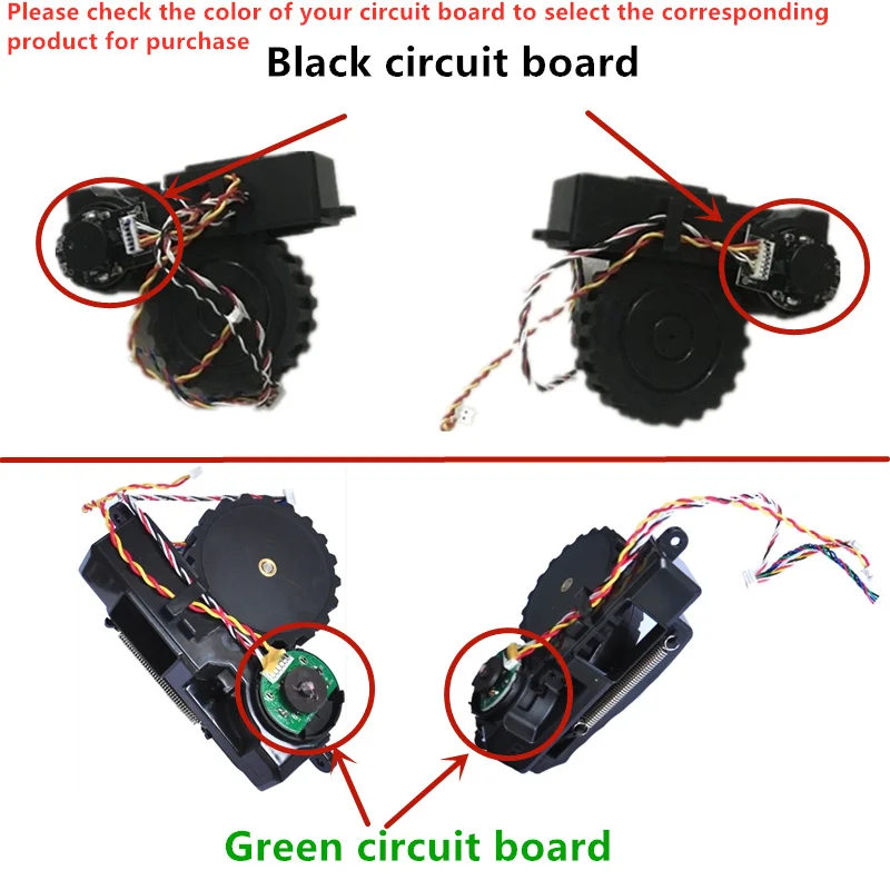 Robot Vacuum Cleaner Right Wheel Left Wheel for Conga 3090 3092 s3090 Robotic Vacuum Cleaner Spare Parts Accessories Replacement