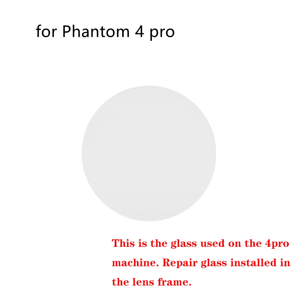 New UAV Lens Ring for DJI Phantom 4/4Pro Gimbal Camera Glass UV Tempered Film Repair Replacement for Phantom 4 pro Drone