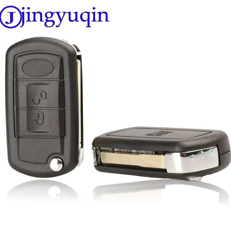 jingyuqin 3 Buttons Remote Flip Car Key Case Fob Styling Shell Cover For Land Rover Range Rover Sport LR3 Discovery