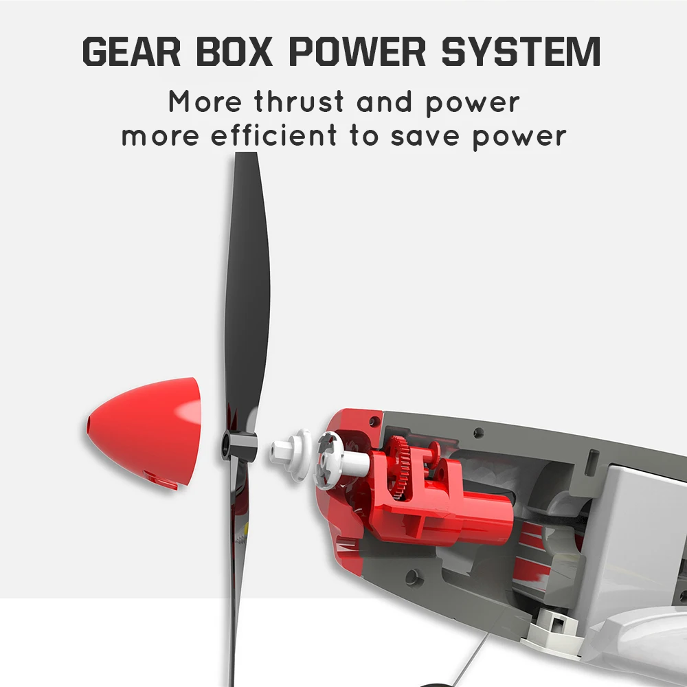 761-5 P51 Rc Plane Airplane Model 400Mm Wingspan 2.4G 6 Axis Gyroscope Fixed Wing Rtf Glider Epp Foam Aircraft 14Mins Drone Toy