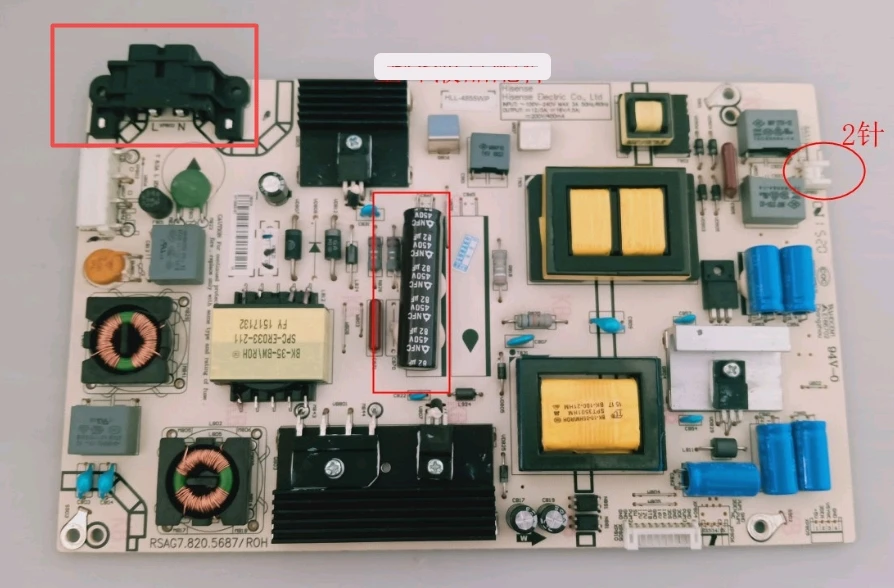 Placa de fonte de alimentação 12 tipos, placa lógica para tela led55k370 drive