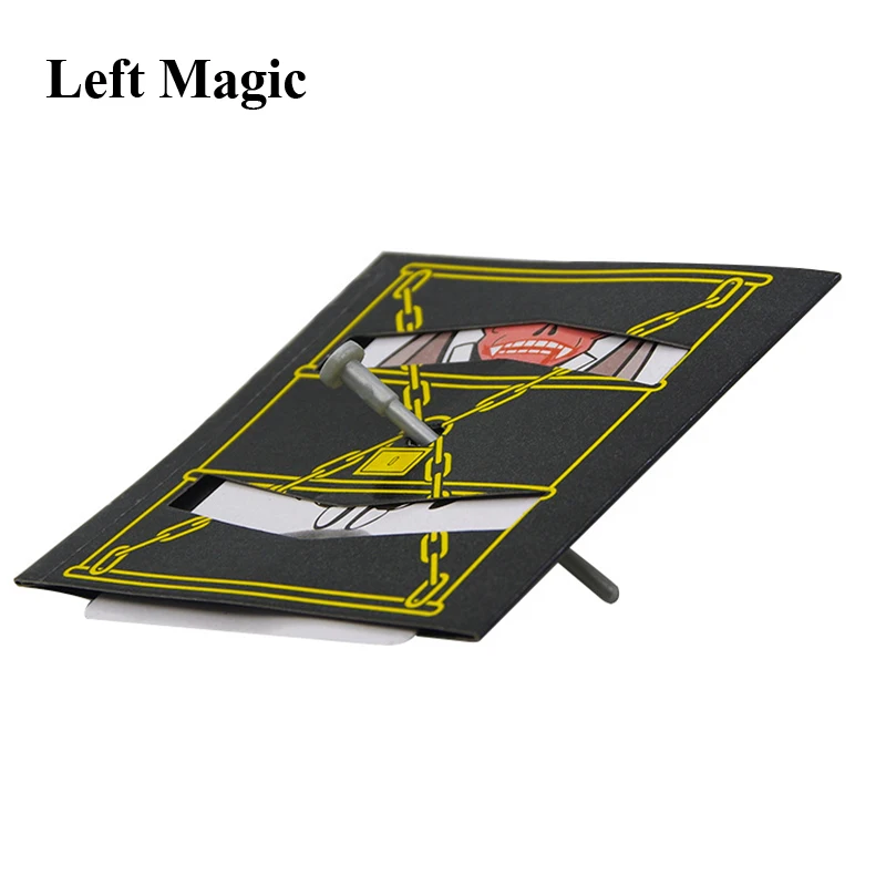 Card Escape Magic Tricks Wonderful Escape Board Magic Props Close-Up Street Stage Magic Props Illusions Gimmick