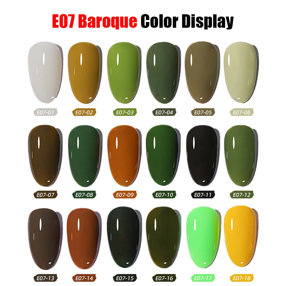 Vendeeni 18 Colors Baroque Series Gel Nail Polish Summer Green UV Soak Off Gel Varnish For Manicure Nail Art Gel Lacquer 15ml