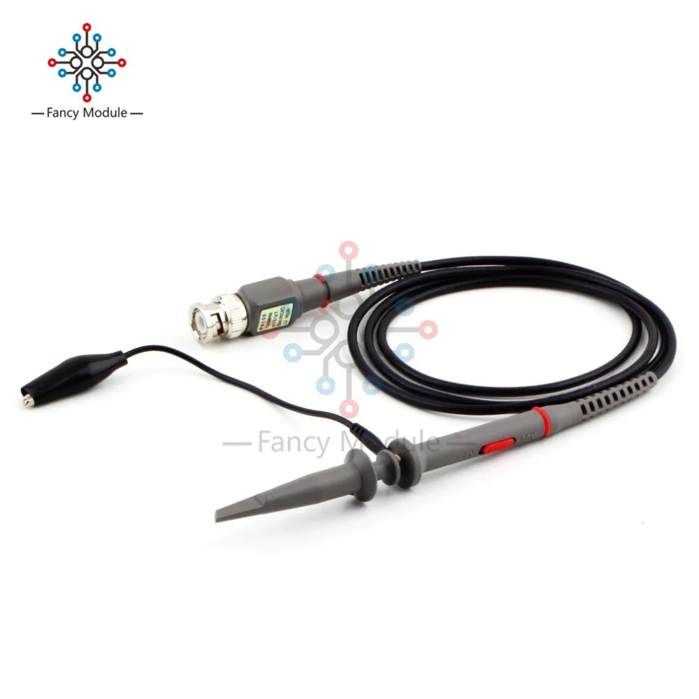 1PCS P6100 Oscilloscope Probe DC-6MHz DC-100MHz Precision Oscilloscope Probe Alligator Clip Test Probe