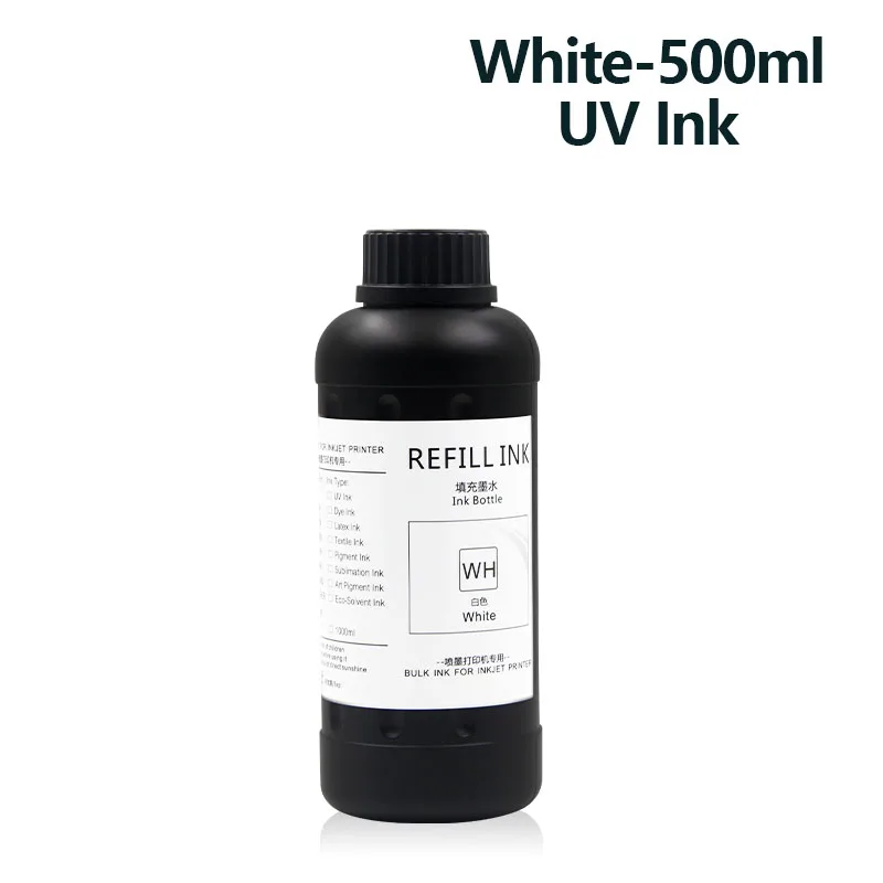 Imagem -02 - Tinta uv Universal para Impressora Led de 500ml Cores Conjunto para Dx6 Dx7 Dx9 Epson 1390 1410 L800 L1800 Xp600 Tx800