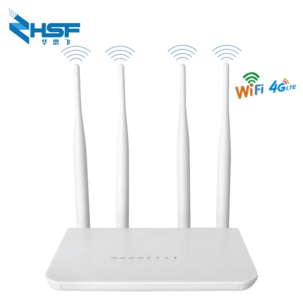 Imagem -02 - Roteador sem Fio com Slot para Cartão Sim Barato 300mbps 4g Lte Vpn Cpe 3g 4g Wifi Móvel Hotspot Pcs Antena Externa 32 Usuários