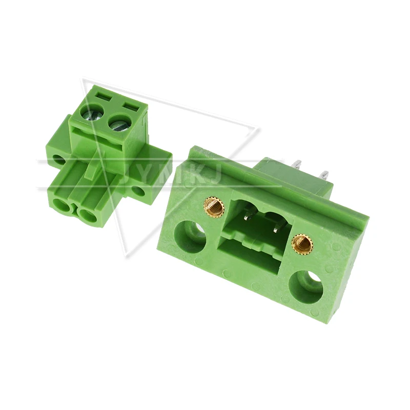 2EDG 5.08 2/3/4/5/6/7/8/9/10/12Pin Right Angle Line Terminal Plug Type KF2EDGWB 5.08mm Pitch Connector Pcb Screw Terminal Block