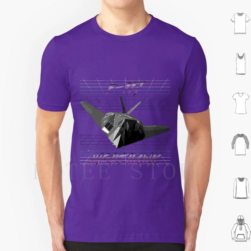 F-117 Nighthawk Stealth Attack Fighter Jet T Shirt Men Cotton 6xl Stealth Fighter F117 Air Force Nighthawk Us Airforce