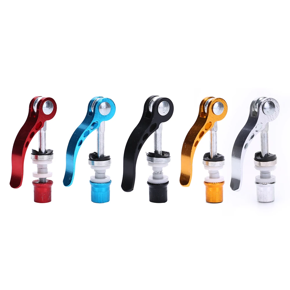 1PC Bicycle Quick Release Aluminium MTB Bike Seat Post Clamp Seatpost Mountain Bike Seat Tube Clamp Bicycle Accessories 5 Colors
