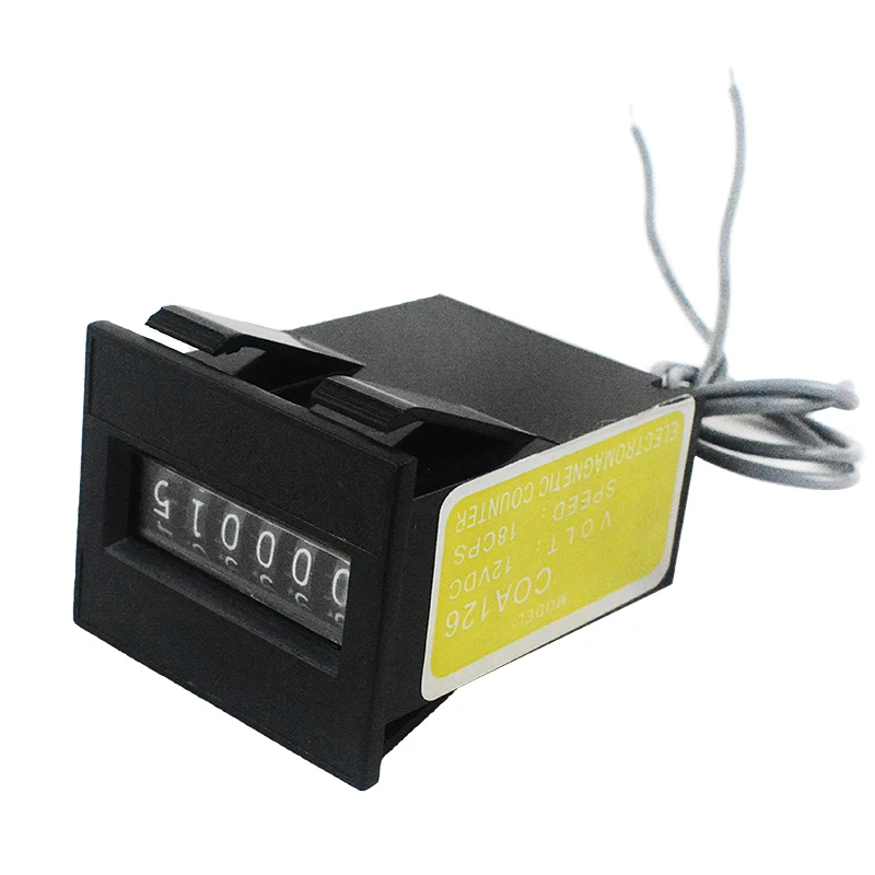 6 digits 12V mechanical coin counter meter for coin acceptore operated arcade cabinet pinball game vending machines