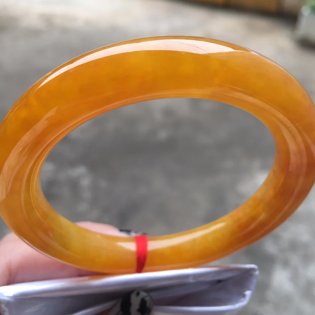 

Koraba Certified (Grade A)100% Natural Jadeite JADE Bracelet Women Bangle