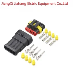 282106-1 282088-1 Freeshipping 200sets DJ7041-1.5-11/21 4Pin AMP Car Electrical Wire Connectors for VW,BMW,Audi,Toyota,NISSAN