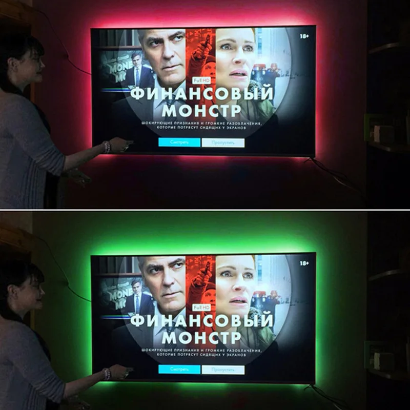 LED Strip Light USB 2835SMD DC5V Flexible LED Lamp Night light Tape Ribbon RGB 3M 4M 5M TV Desktop Screen BackLight Diode Tape