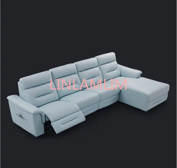 

Living Room Sofa set L corner sofa recliner electrical couch genuine leather sectional sofas L muebles de sala moveis para casa