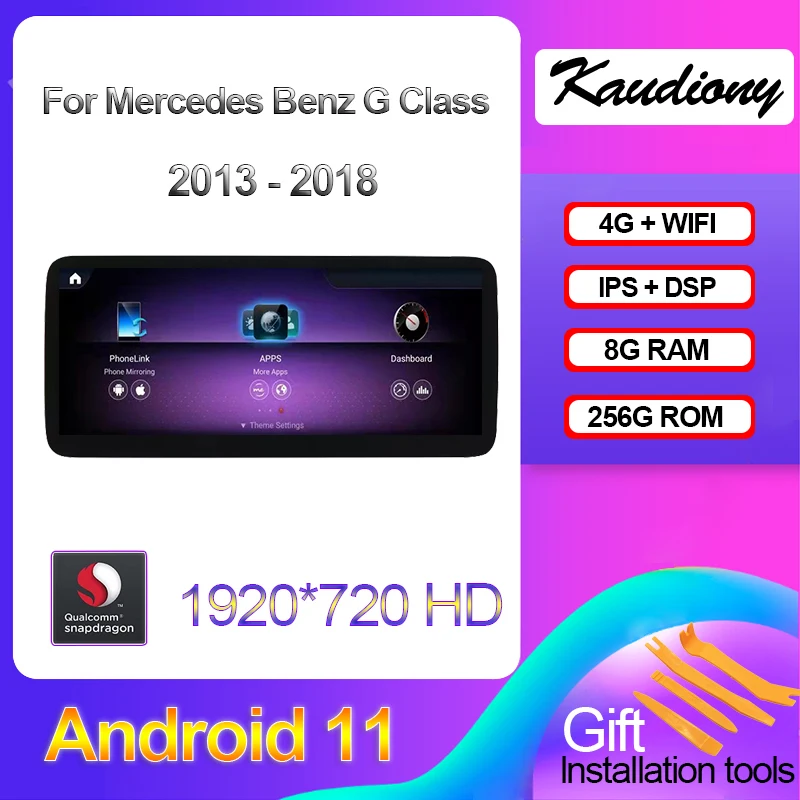 

Kaudiony Android 11 For Mercedes Benz G Class EINE GLA CLA Car DVD Multimedia Player Auto Radio GPS Navigation Stereo 2013-2018