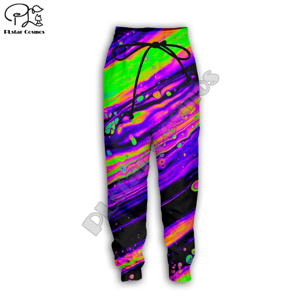 PLstar Cosmos Psychedel Colorful Art 3D Printed Casual Men Trousers 2021 New Fashion Streetwear Autumn Loose Sports Pants A34