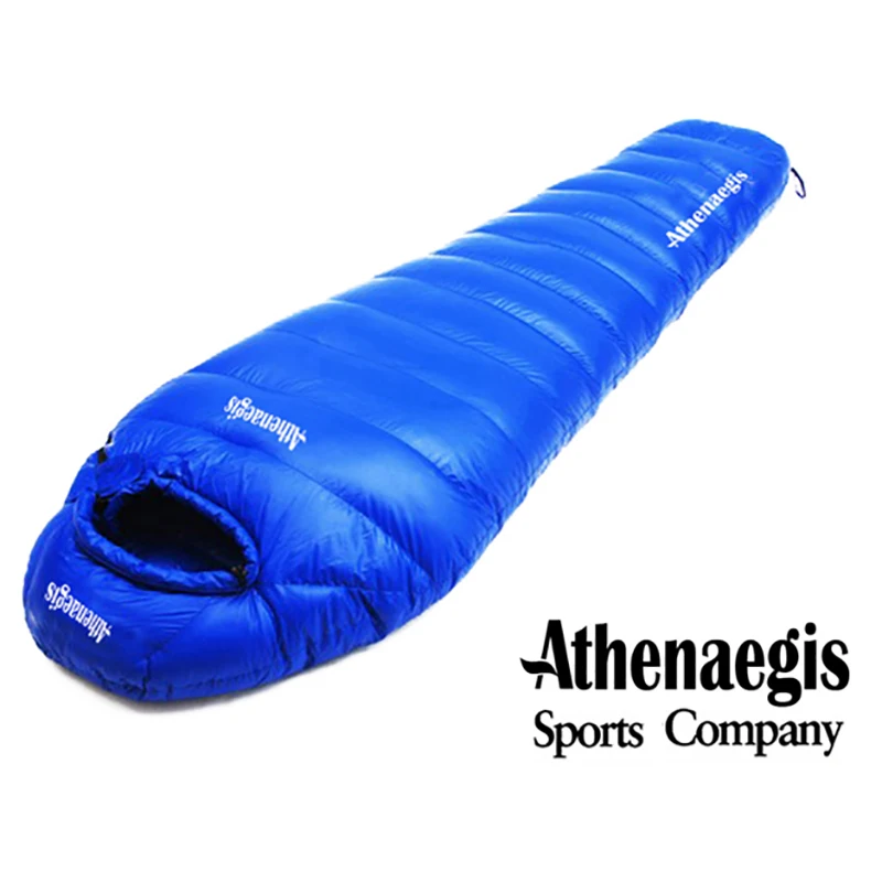 Athenaegis 1800G White Goose Down Filling Can Be Spliced Mummy Ultra-Light Goose Down Sleeping Bag