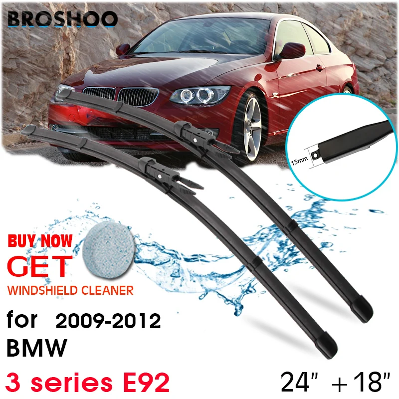 

Car Wiper Blade Front Window Windscreen Windshield Wipers Blades Auto Accessories For BMW 3 series E92 24"+18" 2009-2012