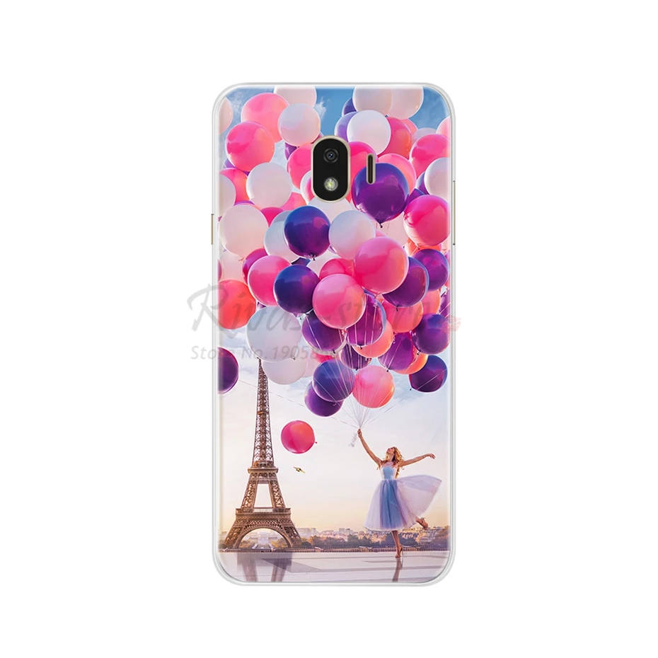 Phone Case For Samsung Galaxy J4 2018 Case For Samsung J4 Plus Cartoon Soft Silicone Back Cover For Samsung Galaxy J4 2018 Case