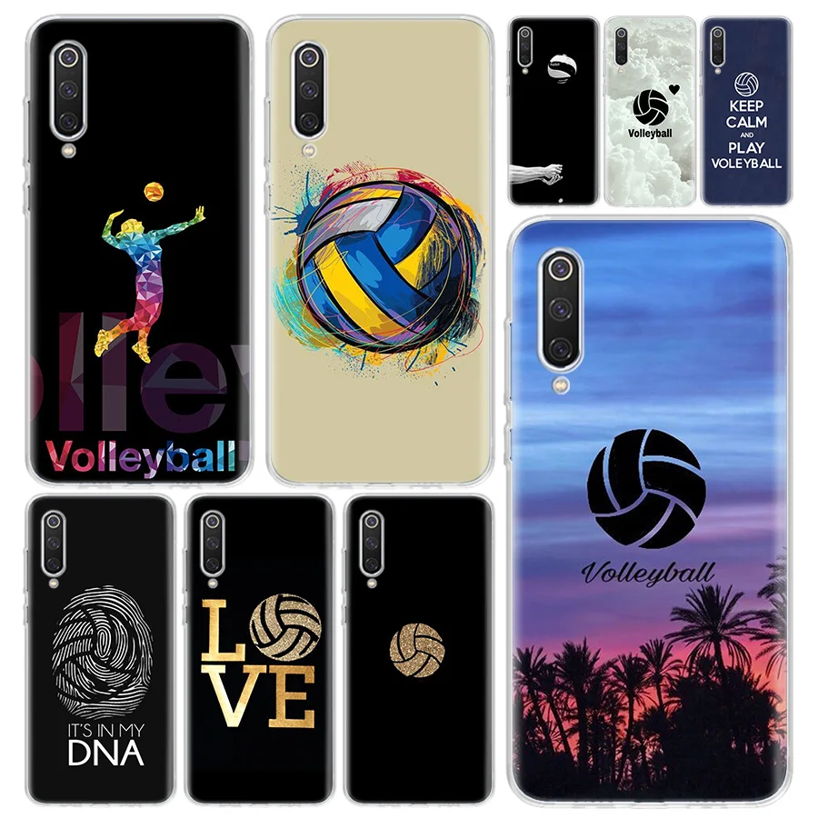 Volleyball Sports Phone Case Cover for Xiaomi Redmi Note 13 12S 12 11 11S 11T 11E 10 Pro 10S 9 9S 9T 8 8T 7 Plus Print Coque Cas