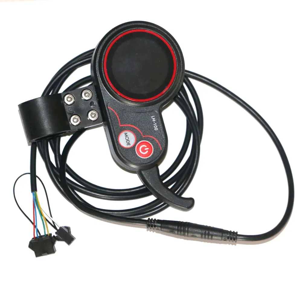 LH-100 Display with USB Port For Electric Scooter Bicycle Bike lh100 LCD Thumb Throttle Speedometer controller 24v 36v 48 60v