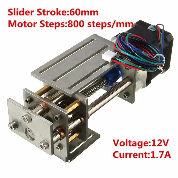 

Machifit CNC Z Axis Slide Table 50-60mm DIY Milling Linear Motion 3 Axis Engraving Machine