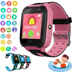 GPS Smart Watch SOS Call Location Device Tracker Kids Safe Anti-Lost Monitor GSM Smart Watch Phone for Android IOS
