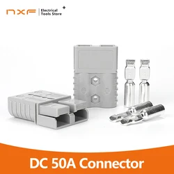 600V 50A Quick Plug Battery Charging Connector with Simple and Convient Connection Large Current Connector for Winch Trailer