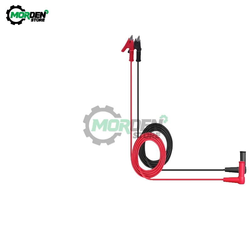 20A 40MM Test Leads Line Banana Plugs To Crocodile Clamps Alligator Clips Test Lead Cable Wire For DC Power Supply Multimeter