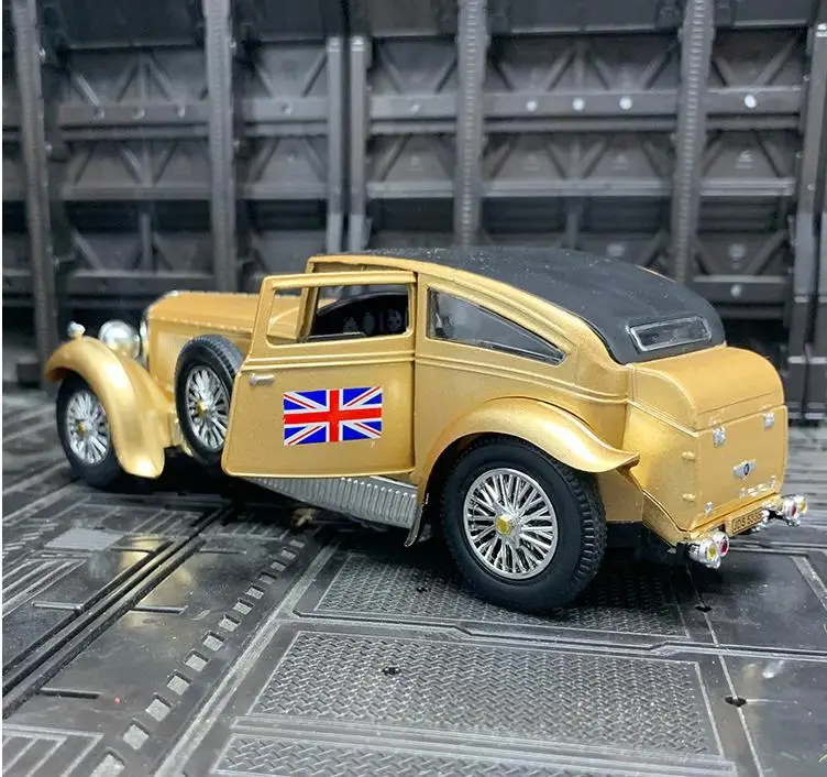 High simulation 1:28 alloy pull back retro vintage car model,classic vintage car toy,simulation sound and light,free shipping