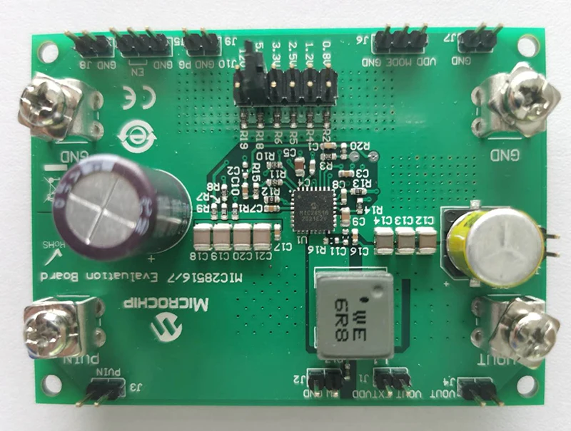 

Mic28516/7 Evaluation Board 70V 8A Frequency Adjustable Synchronous Step Down Regulator