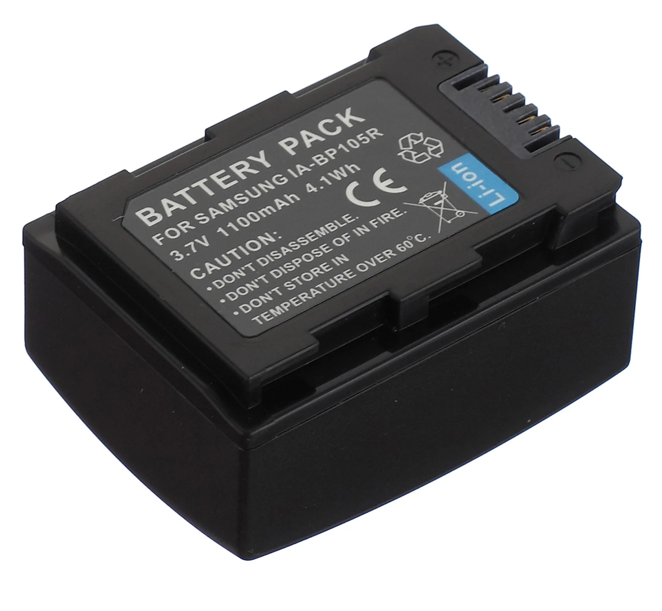 Battery Pack for Samsung SMX-F50SP, SMX-F53BP, SMX-F54BP, SMX-F54SP, SMX-F70BP, HMX-F80BP, HMX-F80SP Camcorder