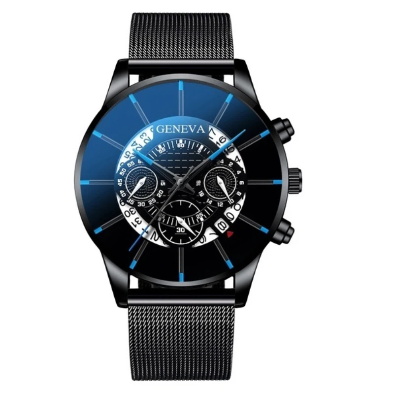 Mannen Mode Horloge Top Merk Luxe Kalender Rvs heren Horloge Mannelijke Business Quartz Sport Horloges Klok reloj hombre