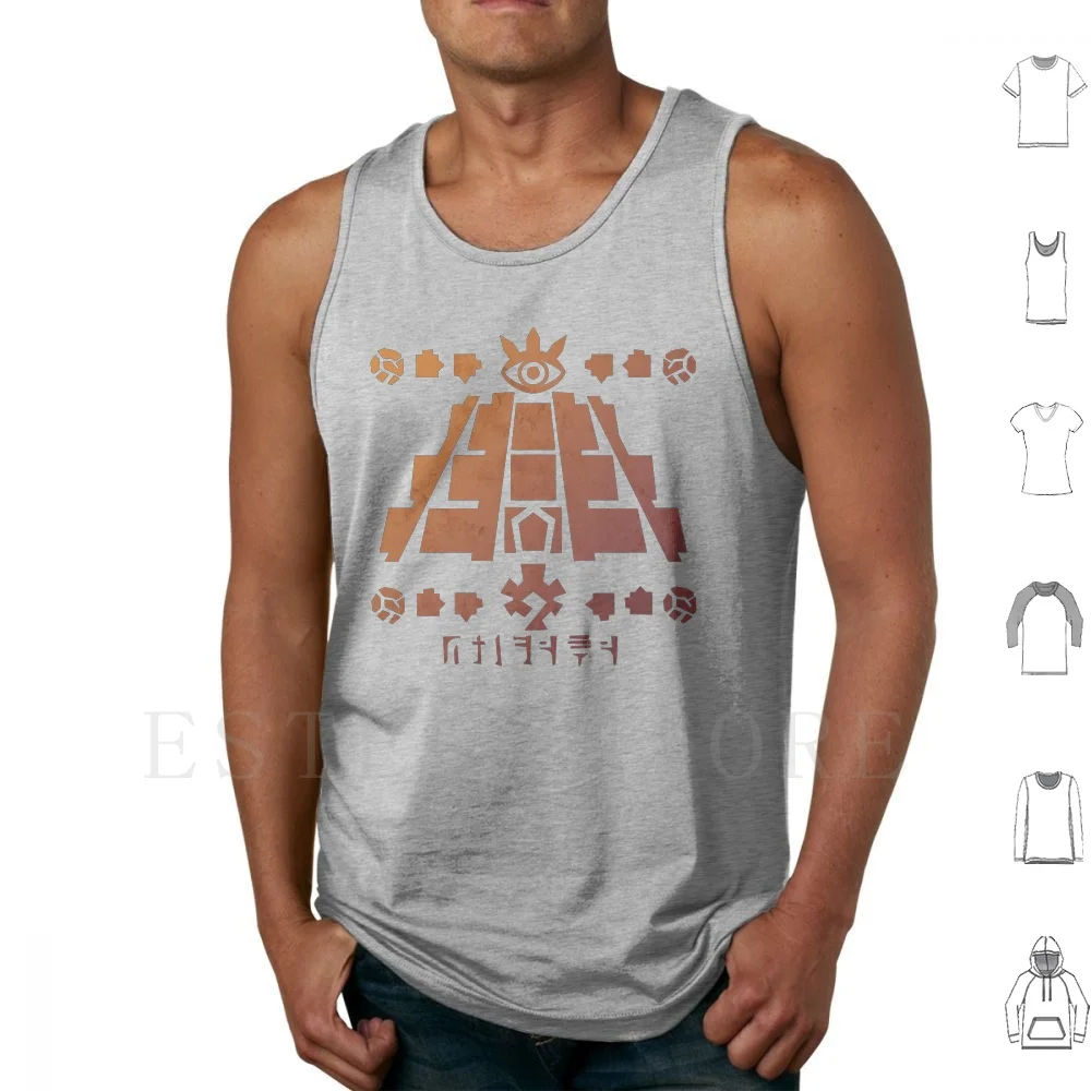 

Sand Temple Stamp Tank Tops Vest Sleeveless Hyrule Termina Link Majoras Wind Waker Ocarina Of Time Breath Of The Wild Races