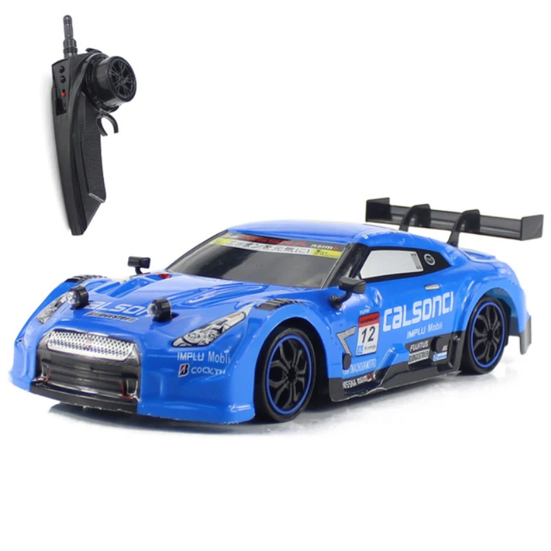 

RC Car 4WD 2.4G Buggy Drift Racing Car Championship Vehicle High-speed Remote Control Car PVC Car Shell LED light Drift Car Toys