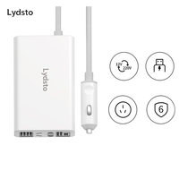 New Youpin Lydsto Car Inverter Standard 12V to 220V 100W High Power Output Five-hole Socket