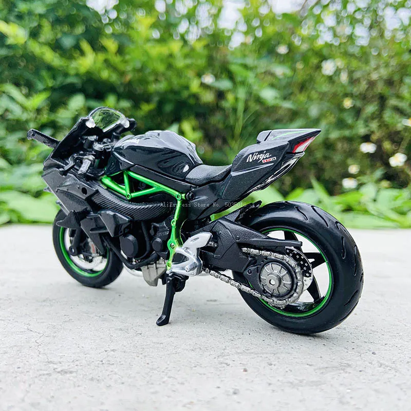 Maisto – moto tout-terrain Kawasaki Ninja H2 R 1:18, modèle de collection en alliage, jouet de loisir, cadeau