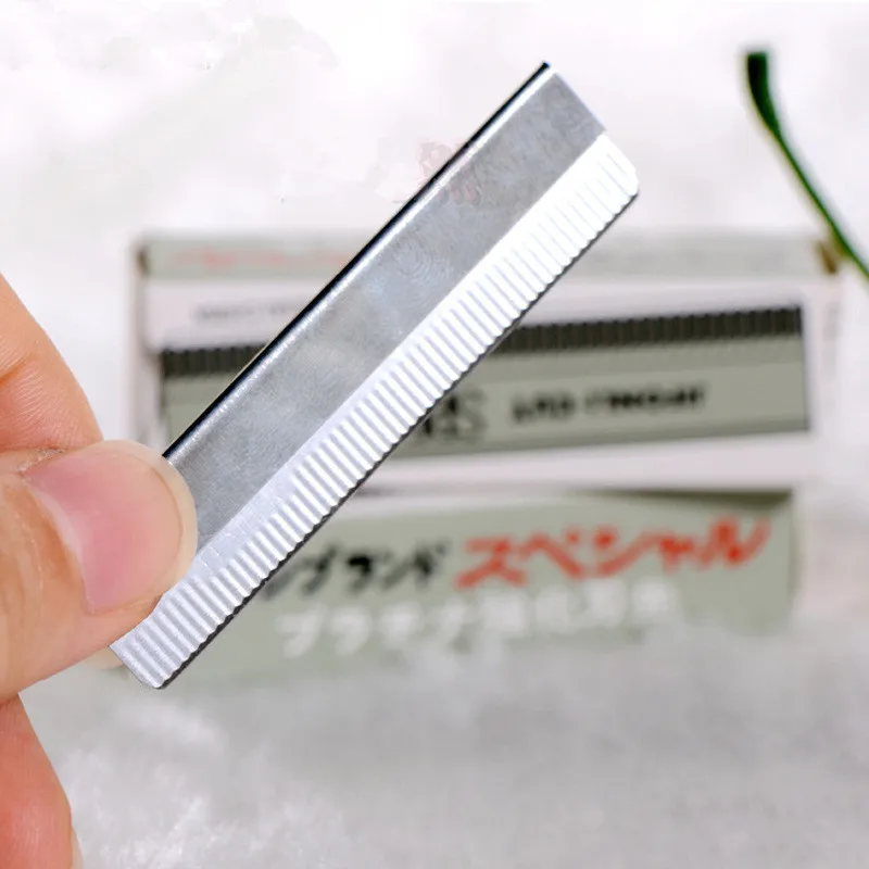 10 ชิ้น/เซ็ตมีดโกนคิ้วTrimmerใบมีดมีดใบมีดRemover Shaperเครื่องมือProfessional Make Up Tools T0665