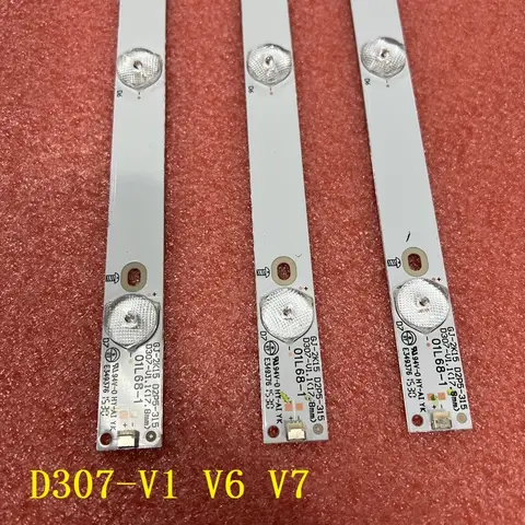 Tira CONDUZIDA (3) para SONY BDL3230QL/00 KDL-32R300B LC-32LB370U LC-32LB480U 32PHT4100 GJ-2K15 D2P5-315 GEMINI-315 D307-V7 V1 V6
