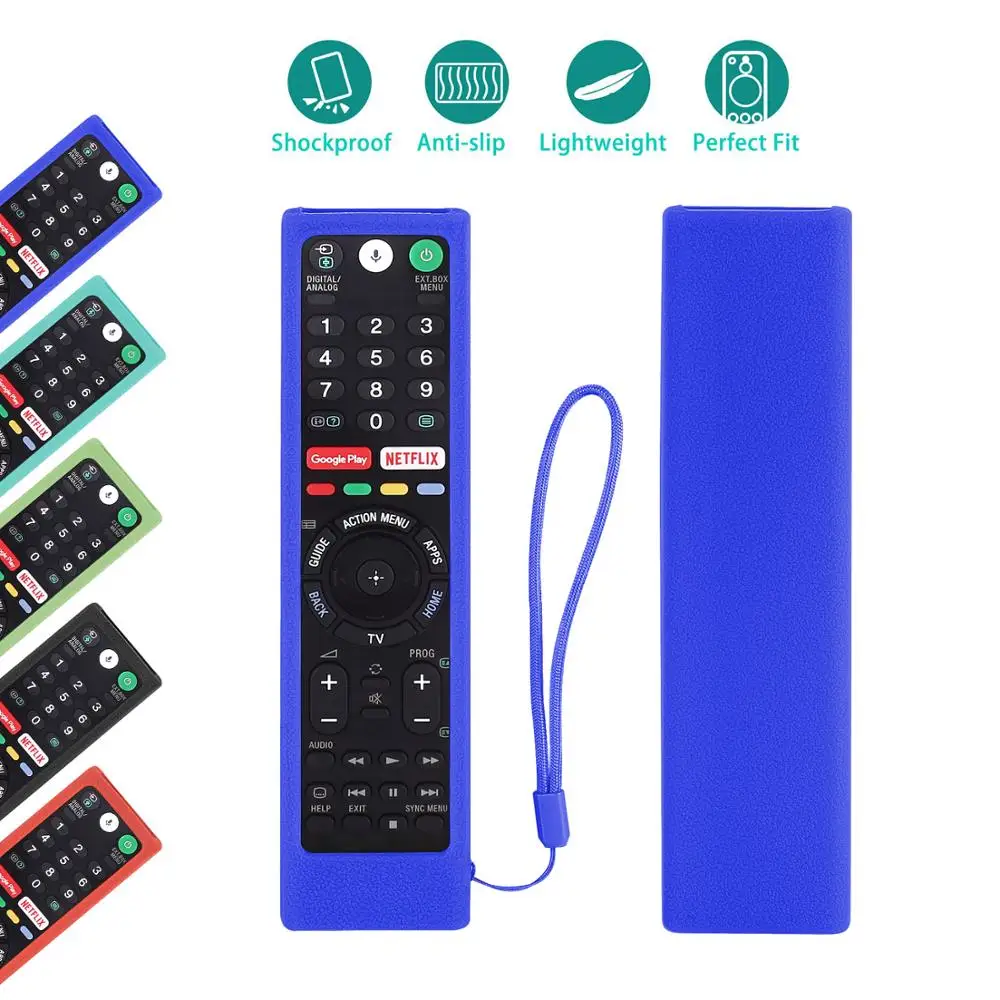 TV Remote Control Case for Sony RM-ED052 RM-ED050 RMT-TX200C RMT-TX100D RM-ED053 RM-ED060 RMF-TX300C Shockproof Silicone Covers