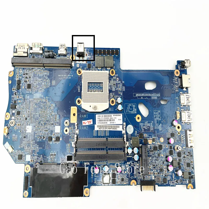 Laptop Motherboard FOR Hasee FOR Raytheon FOR CLEVO P150SM P151SM 6-71-P15S0-DA3A 6-77-p151sma0-d03a 100% Tested Ok