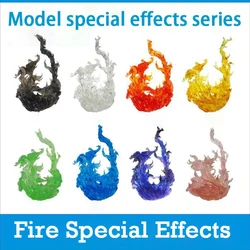 Zieleffect Impact Vuur Speciale Effecten Blauwe Vlam Model Plastic Actiefiguurdisplay Hg/Rg Sd Rabot/Animatie-Toneelpak