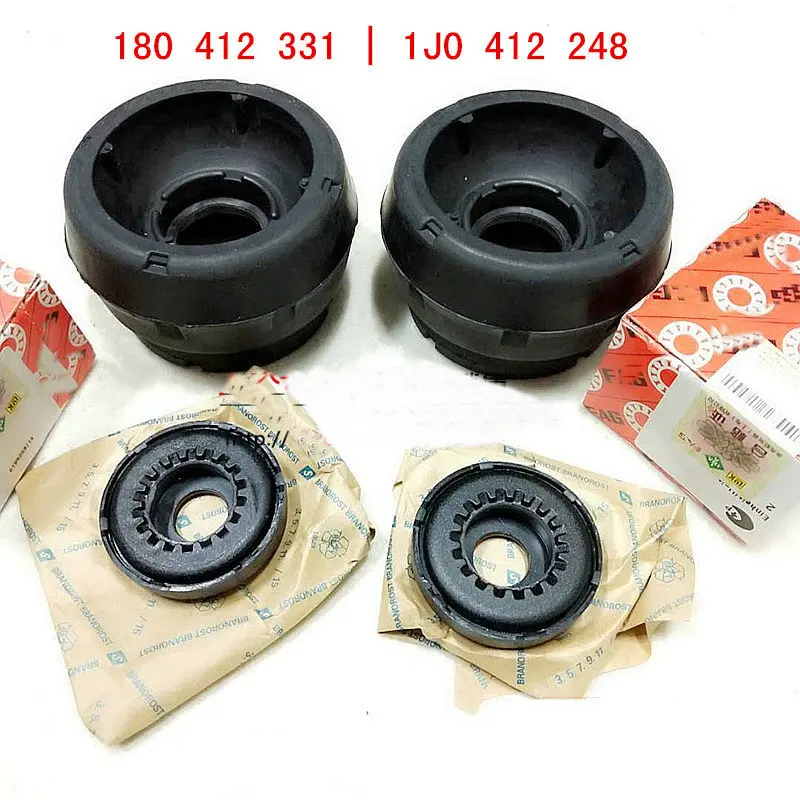 For Bora Golf 4 MK4 Fabia  Rubber jacking of front shock absorber Support Plain bearing Pressure bearing 180 412 331 1J0 412 248