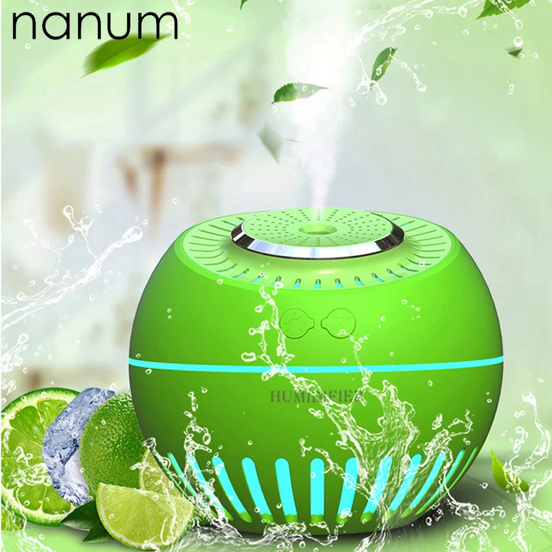 

New Aroma Essential Oil Diffuser Melon Humidifier 380ml Air Purifier LED Night Light USB Mini Fogger Car Air Freshener