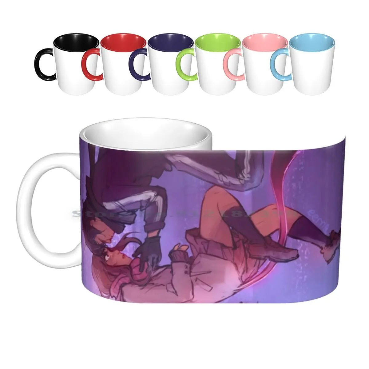 Falling Yatori Ceramic Mugs Coffee Cups Milk Tea Mug Noragami Hiyori Iki Yato Creative Trending Vintage Gift Bottle Cup