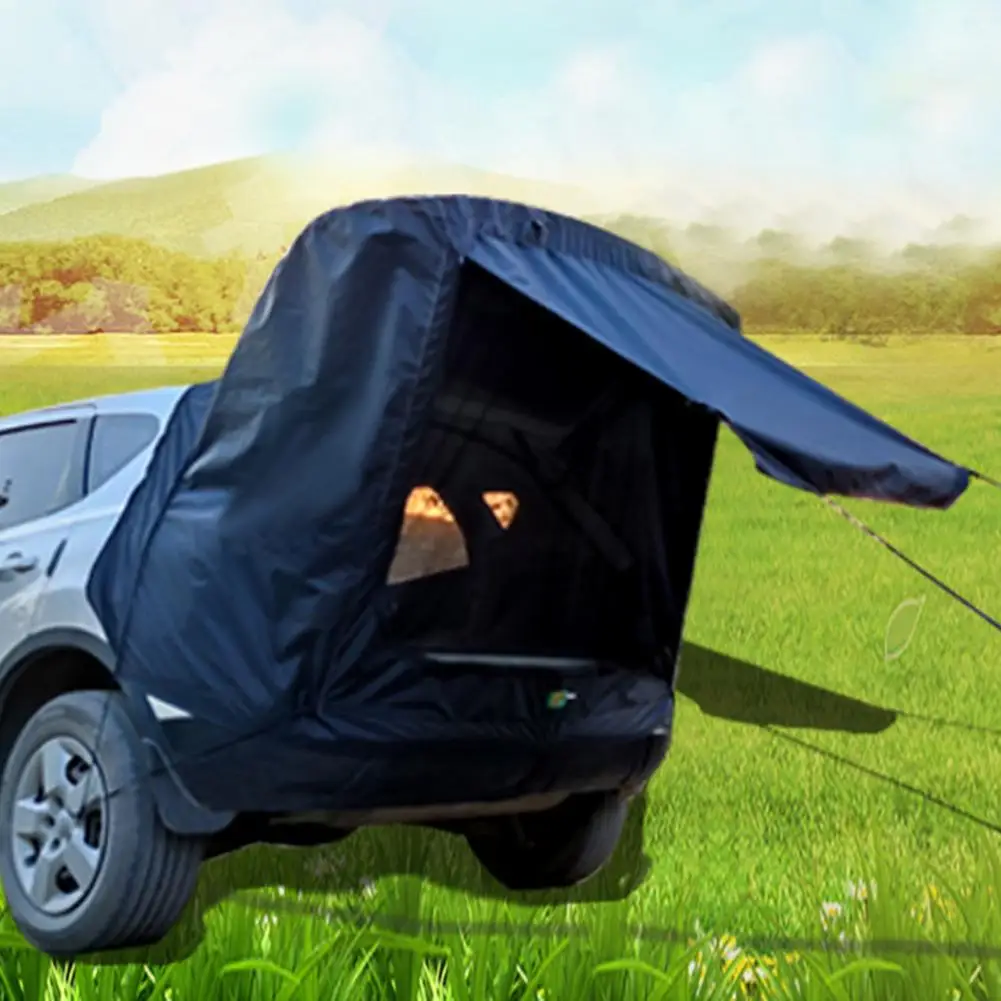 

SUV Car Tent Trunk Sunshade Rainproof Outdoor Self-driving Tour Barbecue Camping Car Tail Extension Awning Car Tailgate Bed Tent