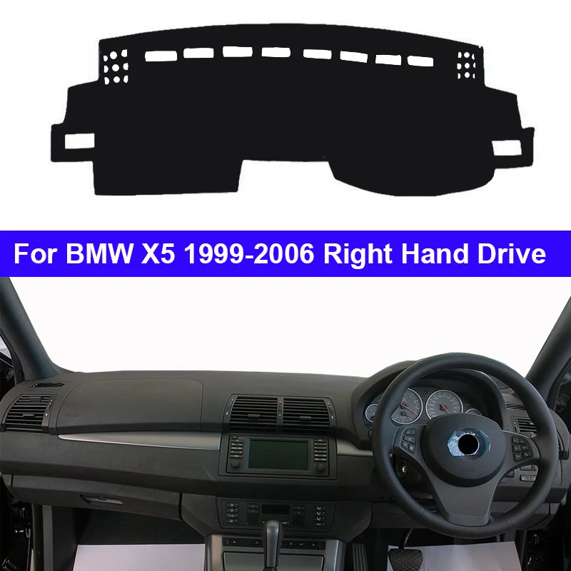 Auto Car Dashboard Cover Dash Mat Carpet Cape For BMW X5 1999 - 2006 Dash Mat Anti-sun 2005 2004 2003 2002 2001 2000 Car Styling